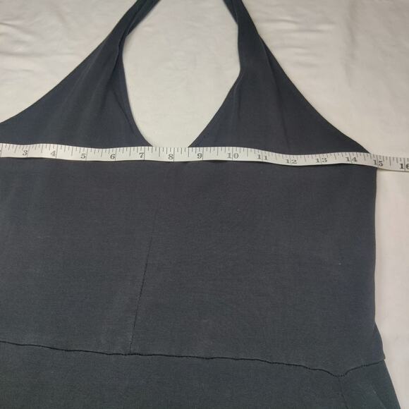 Pact Organic Cotton Halter Fit & Flare Dress Small Pockets Minimalist Travel - Picture 13 of 15